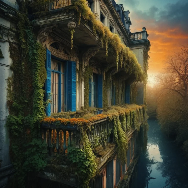Urbex balcony