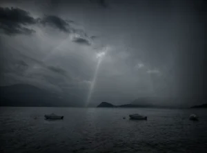 landschapsfotografie - Ray of light- Como